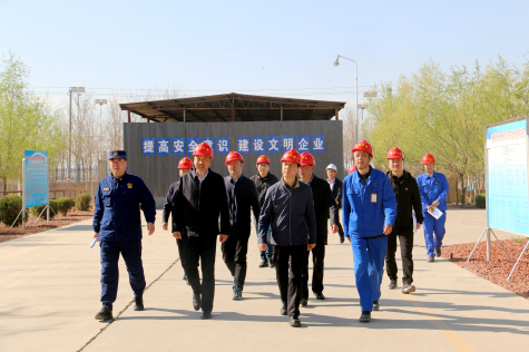 中衛市市長李曉波到寧夏華御調研安全生產工作