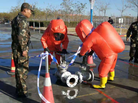 寧夏華御參加中衛市2018年安全生產應急救援技能比武競賽