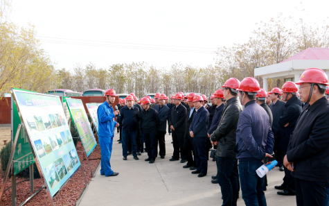 何健一行到寧夏華御督察觀摩環保整改落實情況